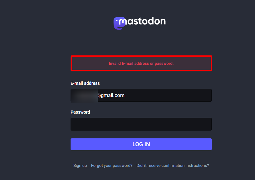 How to Solve Mastodon Account Log In Error? Step By Step - artisticowlwriter.com