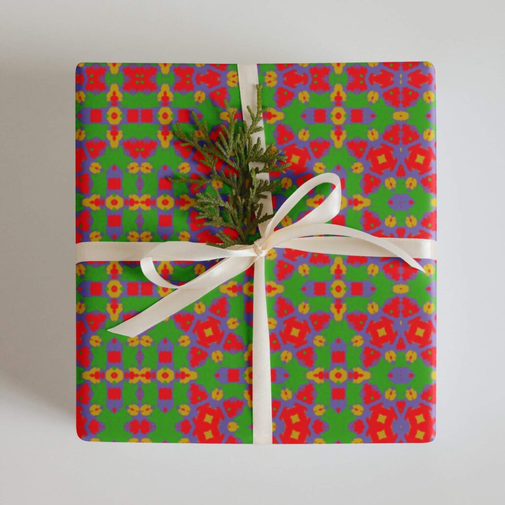 green-gift-wrap-floral