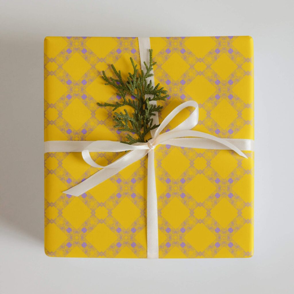 yellow-gift-wrapping-papers