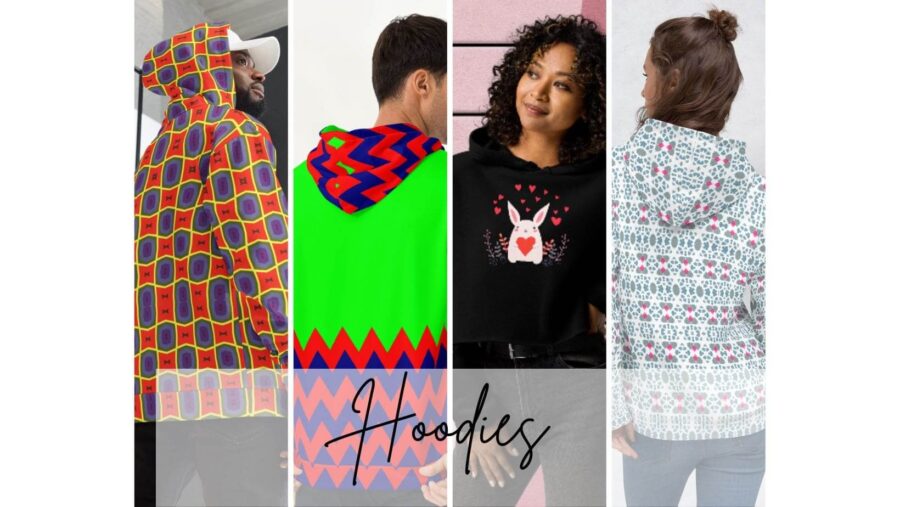 Colorful hoodies to buy this season designed and sold by one owl artist