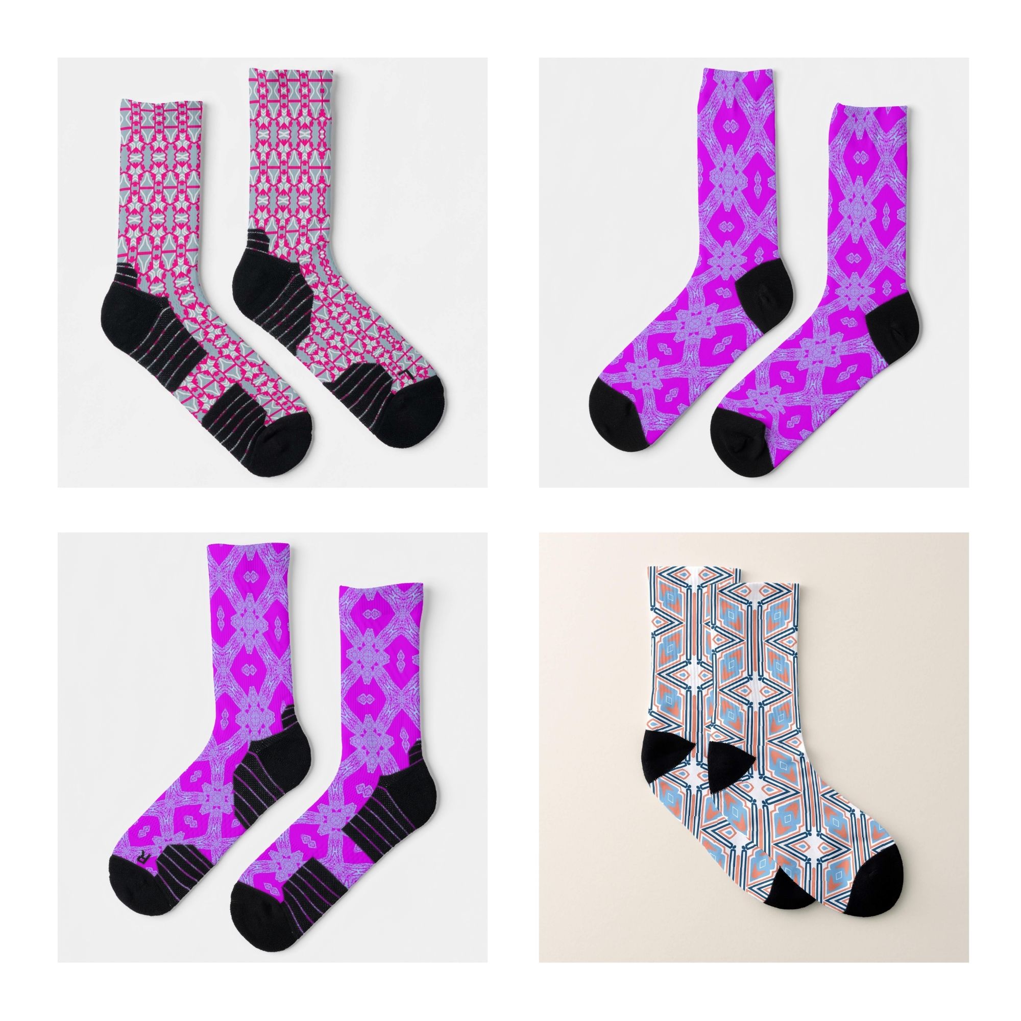 3 Colorful Socks Designs To Brighten Your Steps